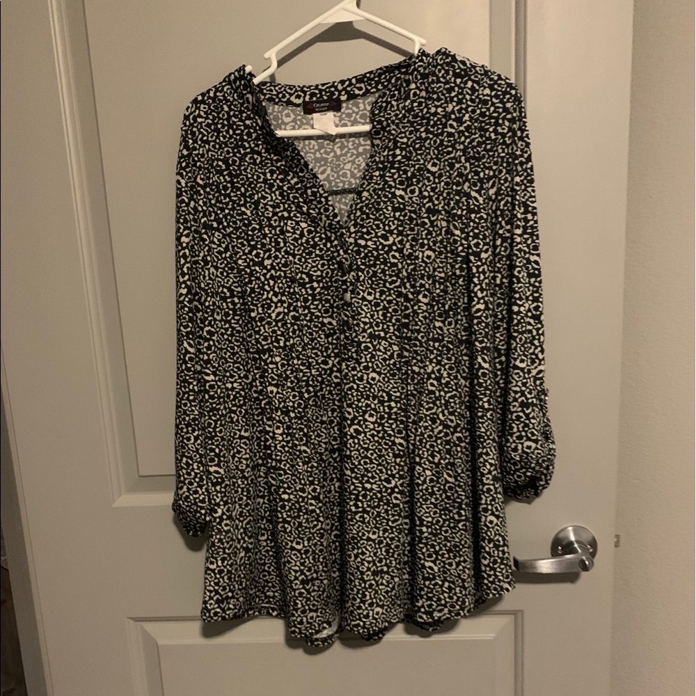 Navy blue blouse